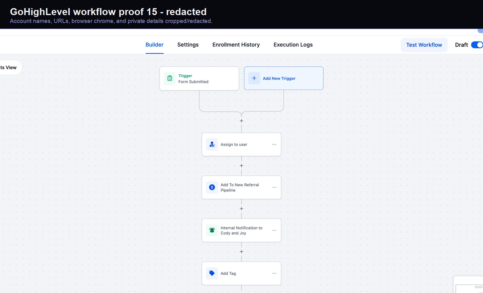 GoHighLevel appointment automation screenshot 15