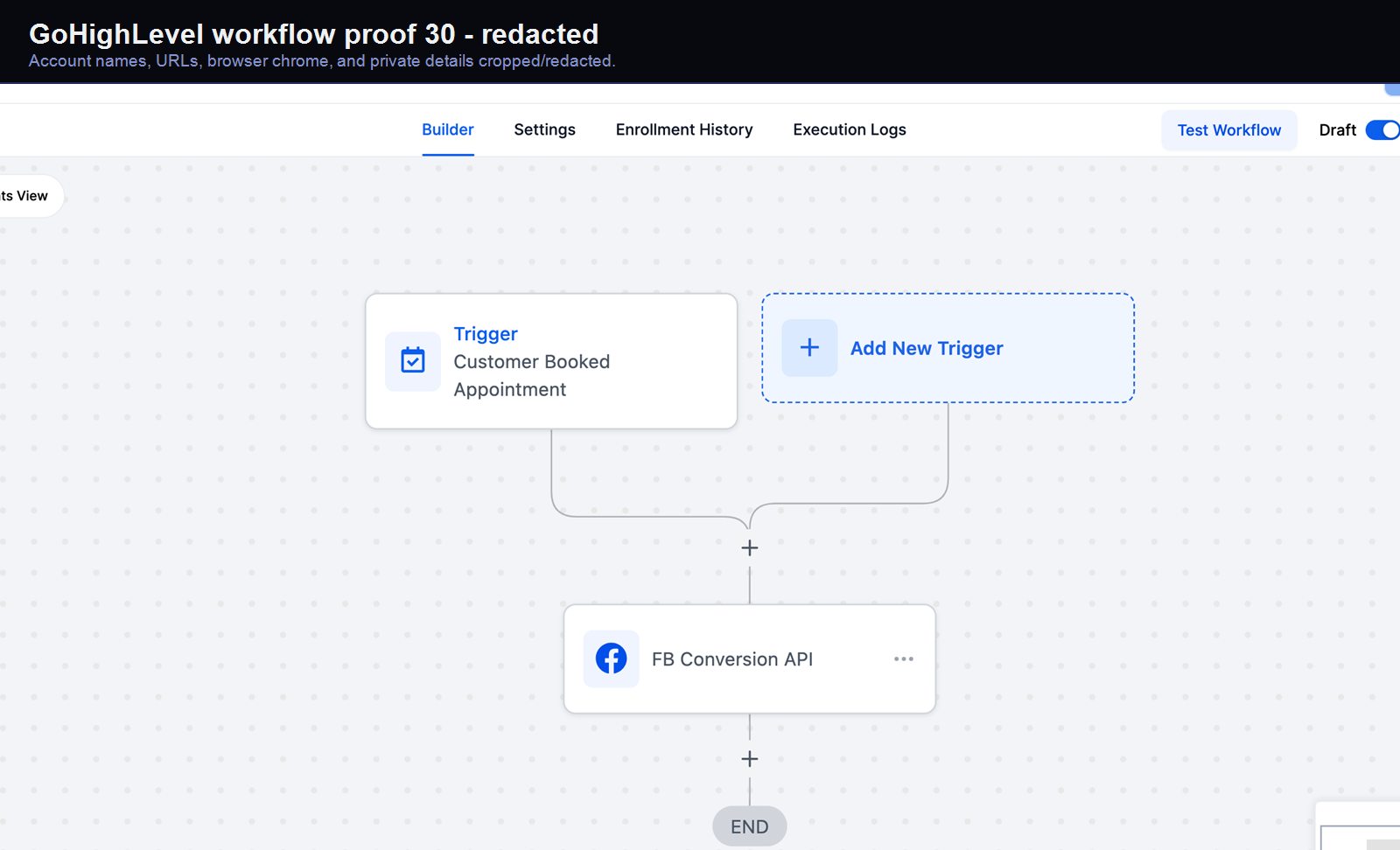 GoHighLevel workflow automation screenshot 30